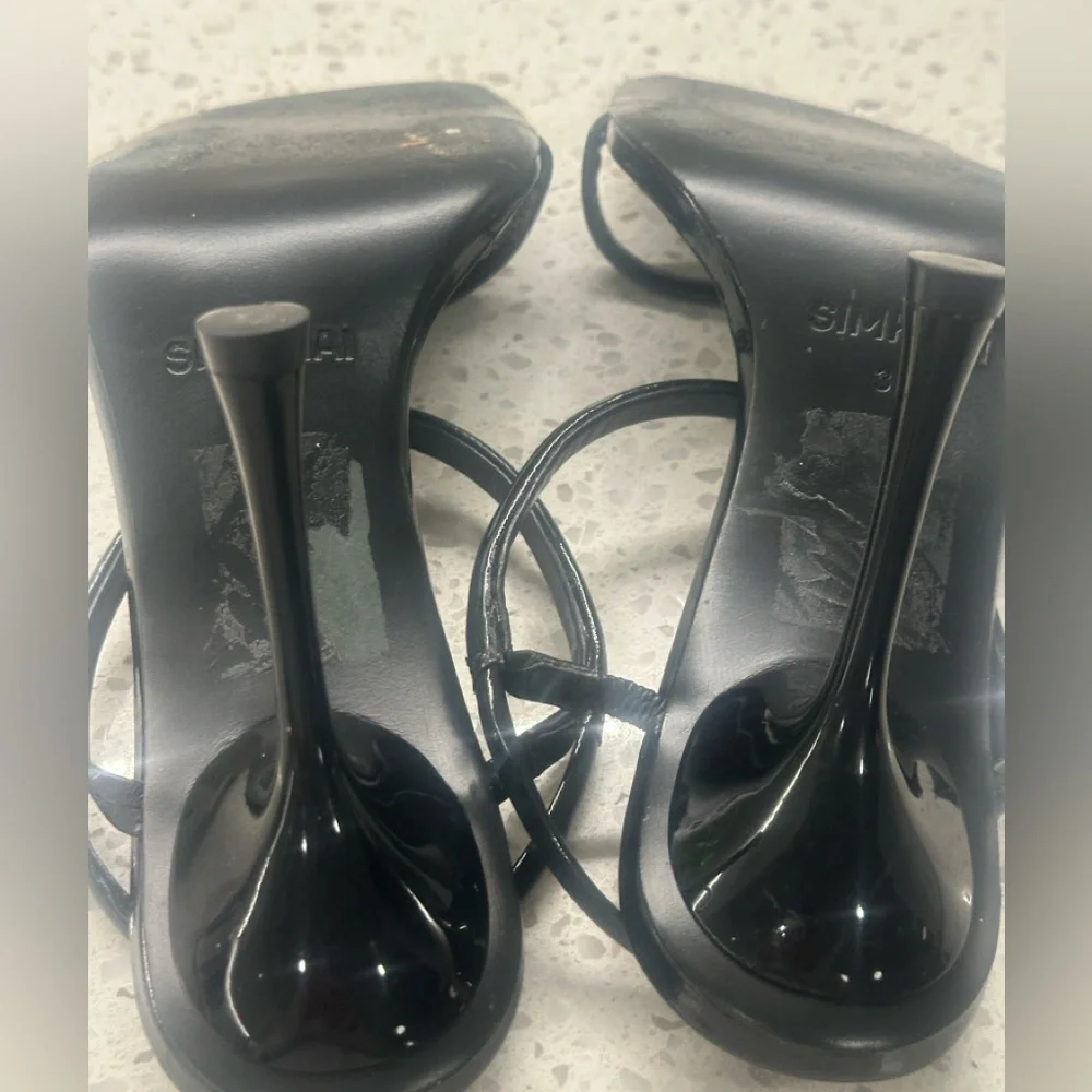 Simkhai Siren Black Patent 4 inch High Heels size 39 - Picture 11 of 11